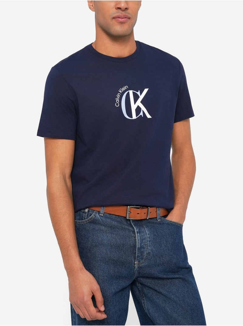 Camiseta para ponerse - Calvin Klein Azul oscuro - Kiabi