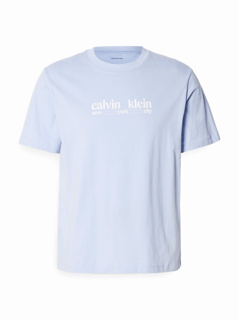 Camiseta para ponerse - Calvin Klein Azul - Kiabi