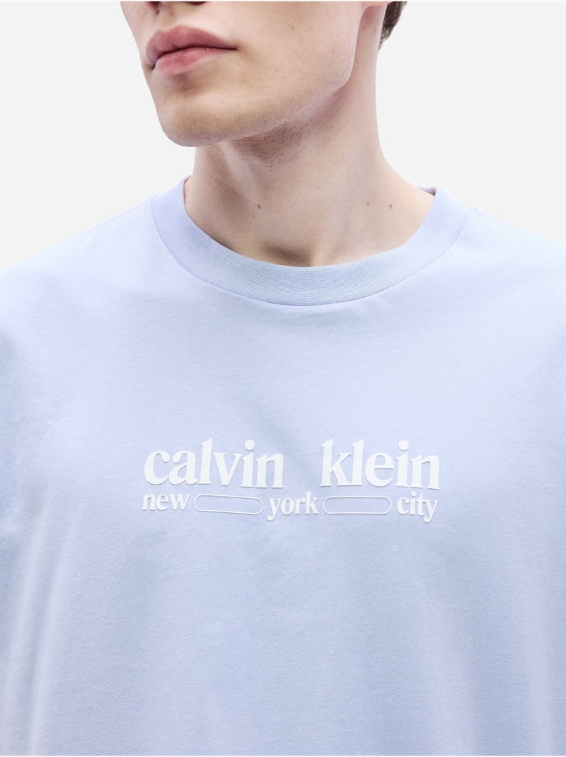 Camiseta para ponerse - Calvin Klein Azul - Kiabi
