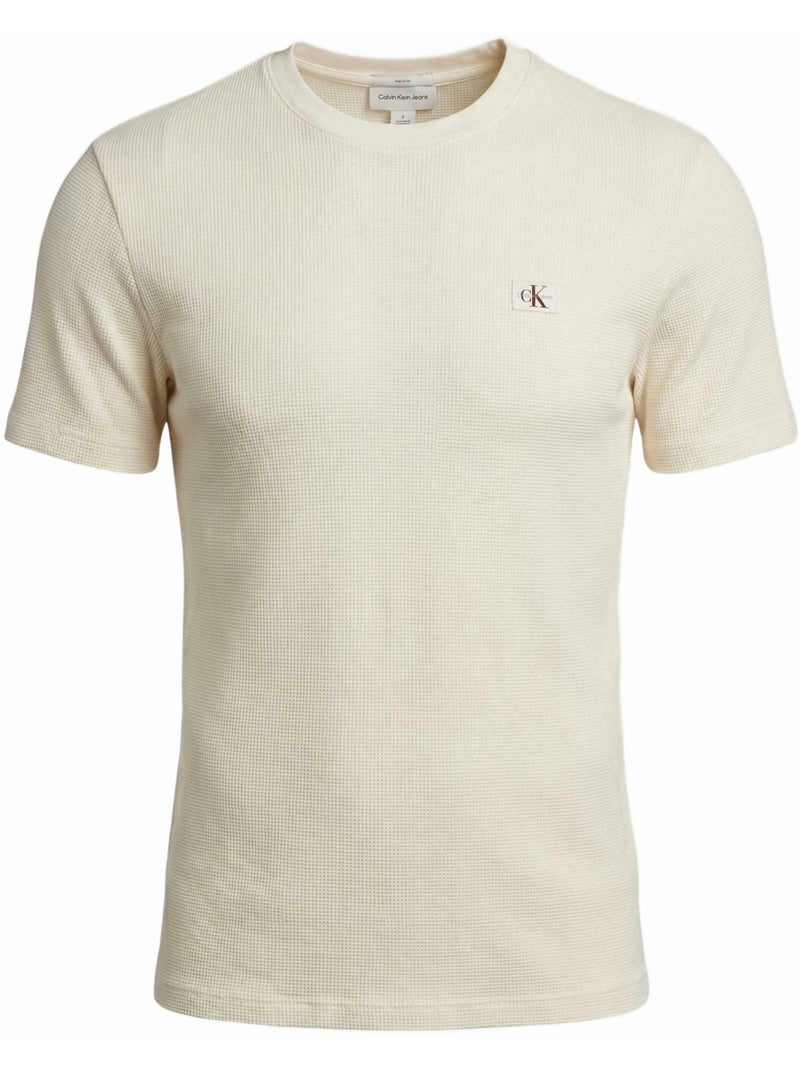 Camiseta para ponerse - Calvin Klein Beige - Kiabi