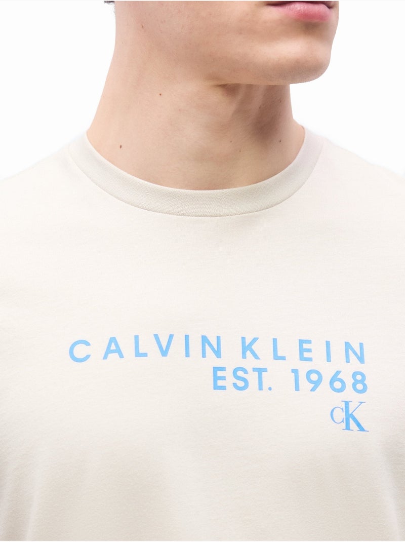 Camiseta para ponerse - Calvin Klein Beige - Kiabi