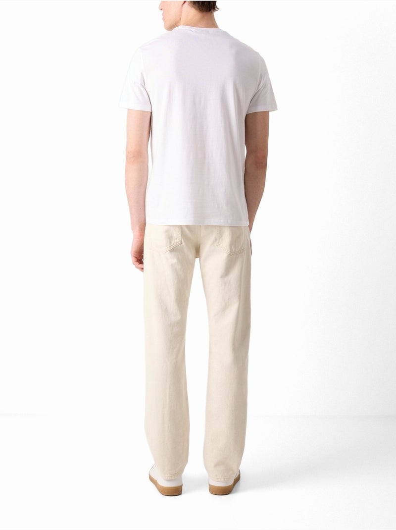 Camiseta para ponerse - Calvin Klein Blanco nacarado - Kiabi