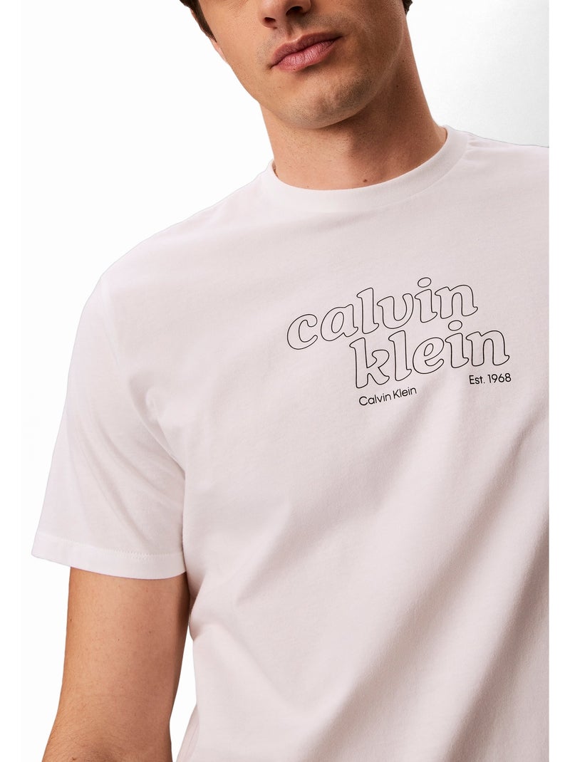 Camiseta para ponerse - Calvin Klein Blanco - Kiabi