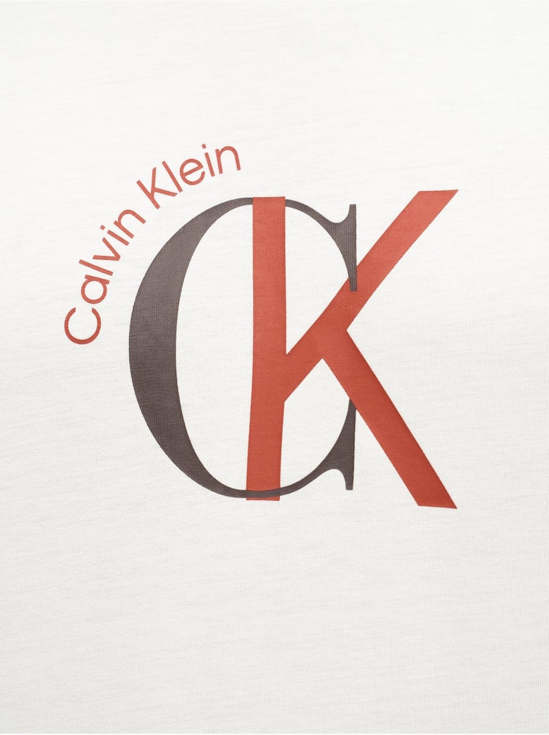 Camiseta para ponerse - Calvin Klein Blanco - Kiabi