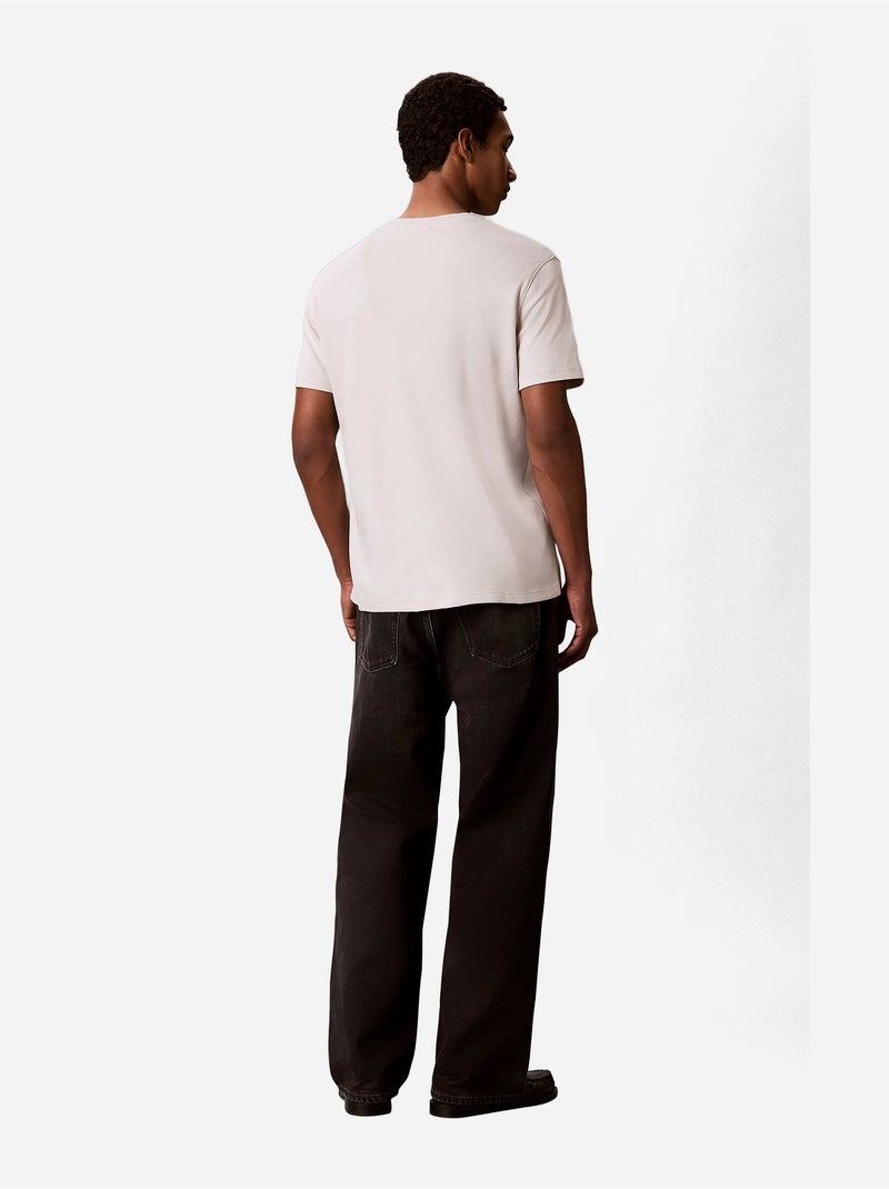 Camiseta para ponerse - Calvin Klein Blanco roto - Kiabi