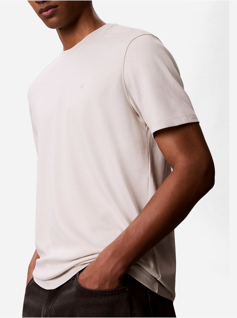 Camiseta para ponerse - Calvin Klein Blanco roto - Kiabi