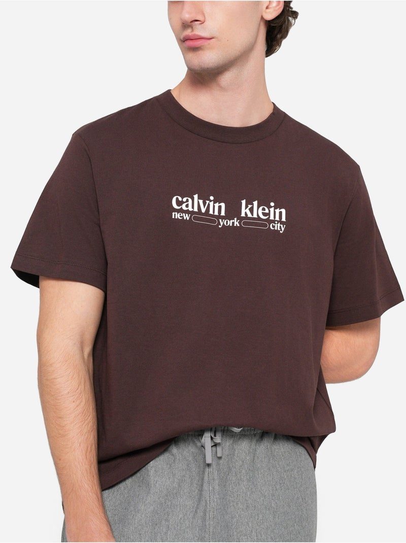 Camiseta para ponerse - Calvin Klein Marrón - Kiabi