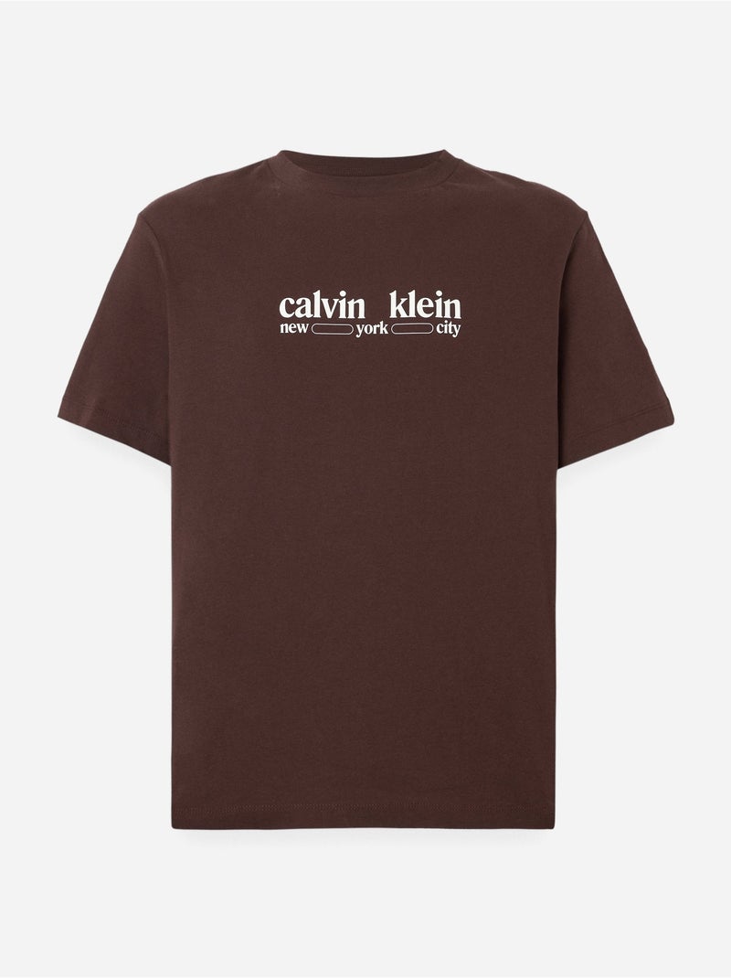 Camiseta para ponerse - Calvin Klein Marrón - Kiabi