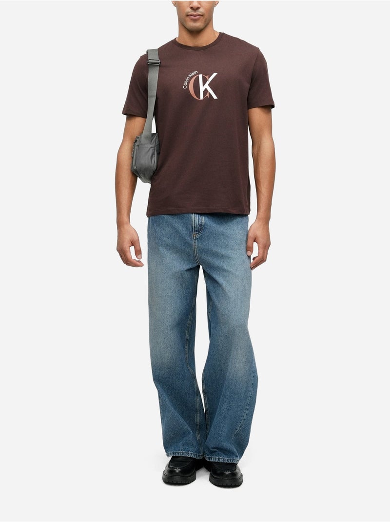 Camiseta para ponerse - Calvin Klein Marrón - Kiabi