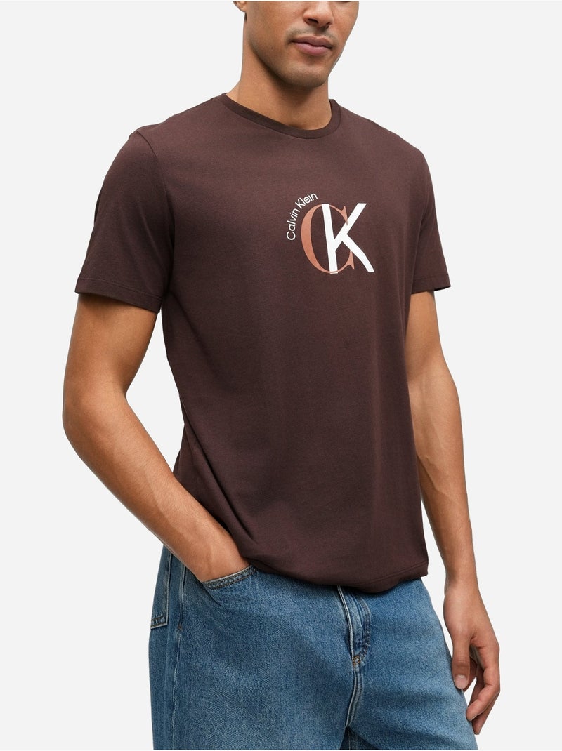 Camiseta para ponerse - Calvin Klein Marrón - Kiabi