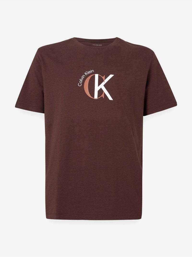 Camiseta para ponerse - Calvin Klein Marrón - Kiabi