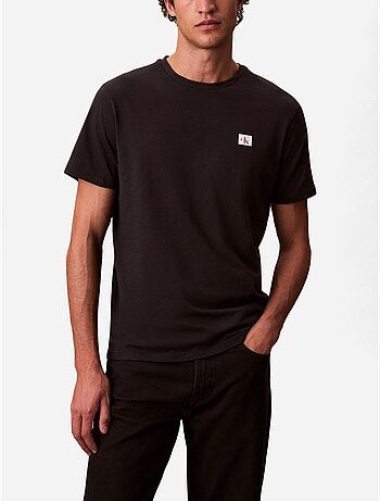 Camiseta de Hombre Calvin Klein Jeans con Logo Distintivo de Algodón