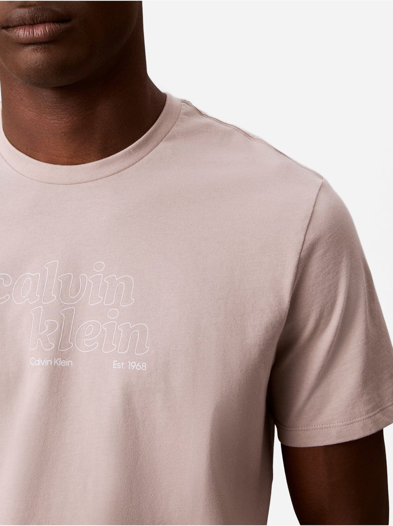 Camiseta para ponerse - Calvin Klein Rosa - Kiabi