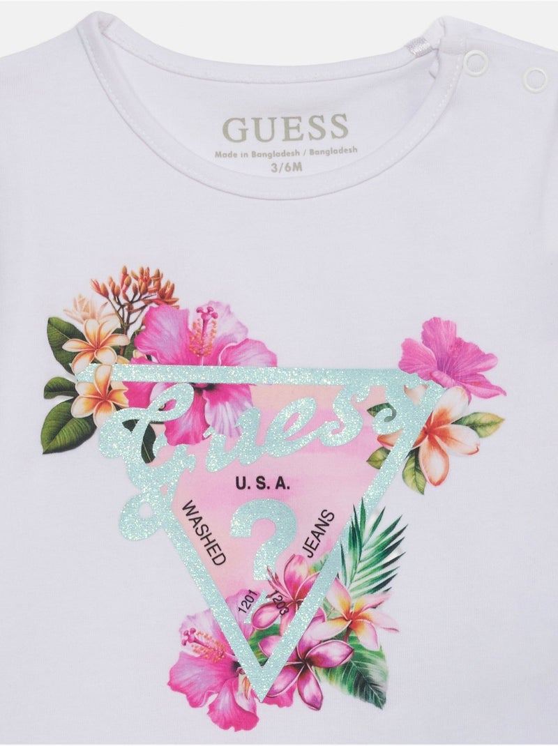 Camiseta para ponerse - Guess kids Blanco - Kiabi