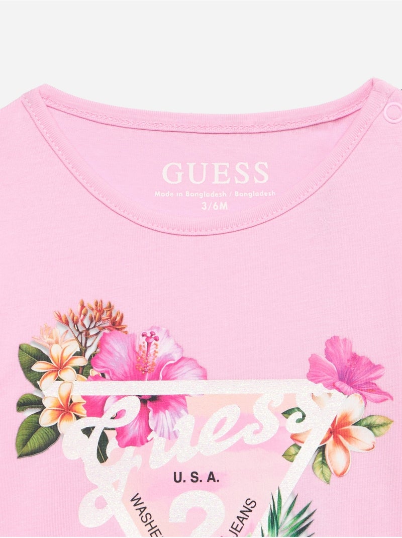 Camiseta para ponerse - Guess kids Verde - Kiabi