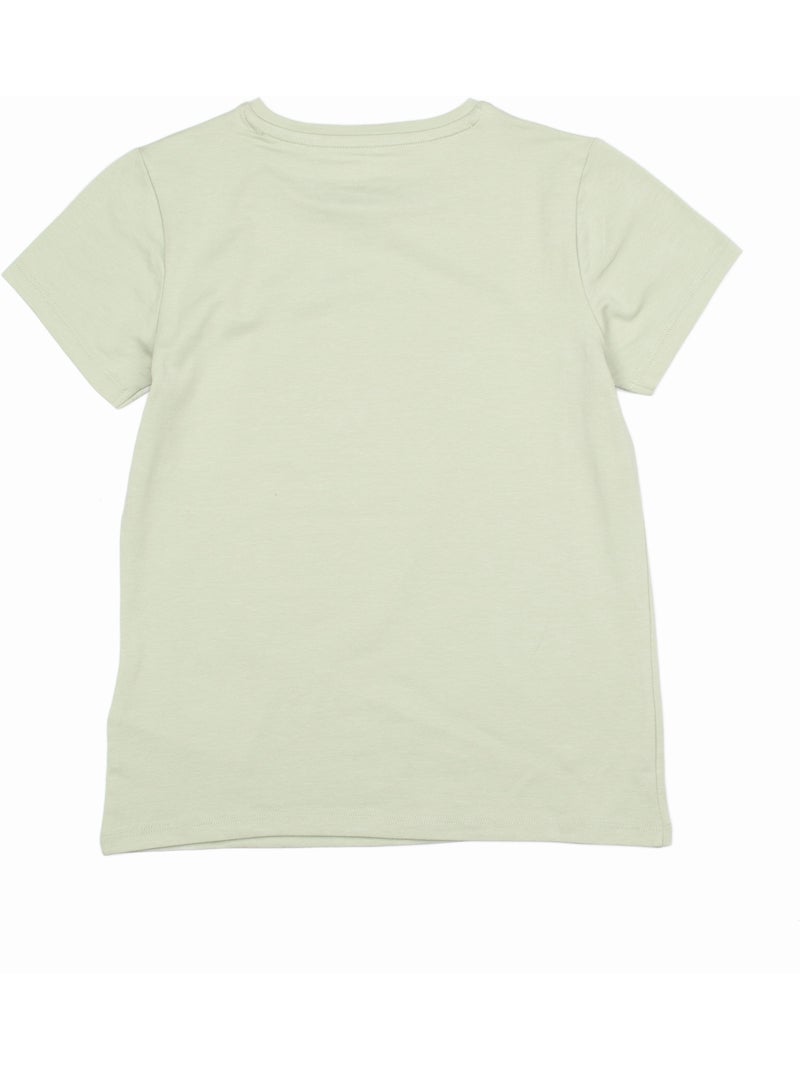 Camiseta para ponerse - Guess kids Verde salvia - Kiabi