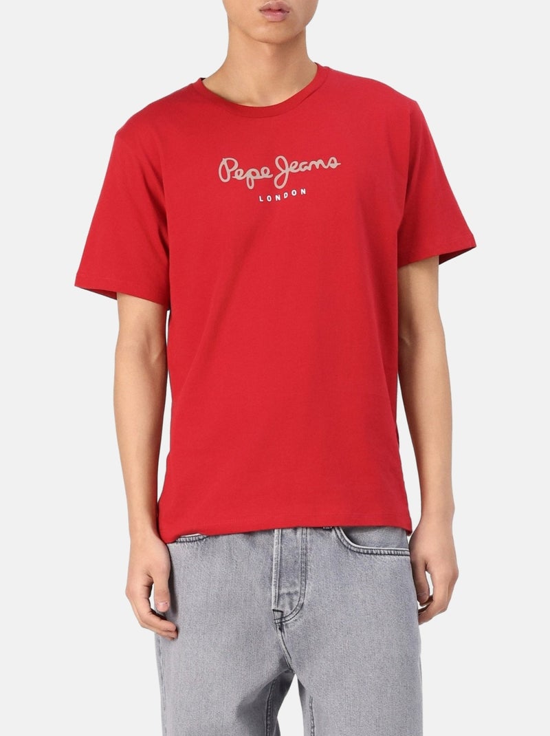 Camiseta para ponerse - Pepe Jeans Rojo tomate - Kiabi