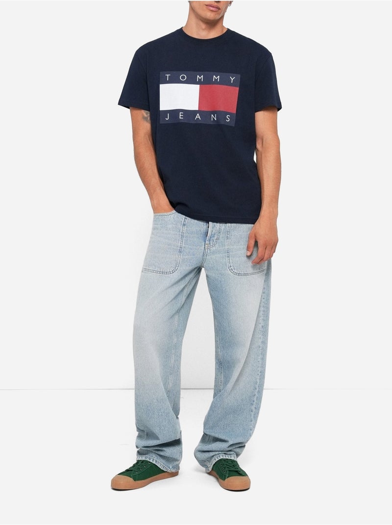 Camiseta para ponerse - Tommy jeans Azul - Kiabi