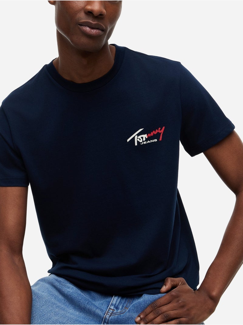 Camiseta para ponerse - Tommy jeans Azul - Kiabi