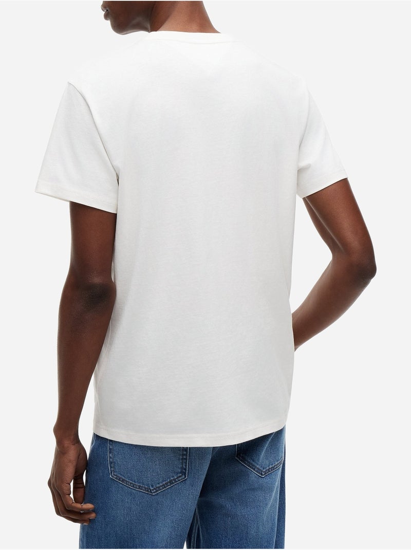 Camiseta para ponerse - Tommy jeans Blanco - Kiabi