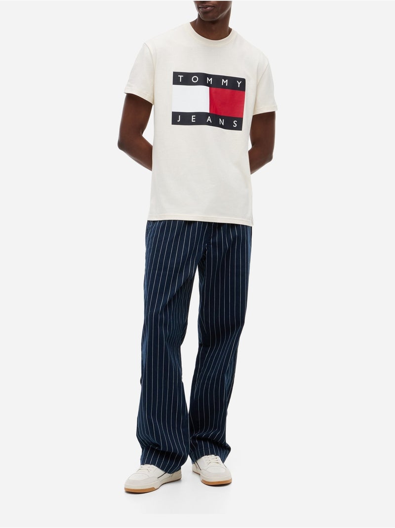 Camiseta para ponerse - Tommy jeans Blanco roto - Kiabi