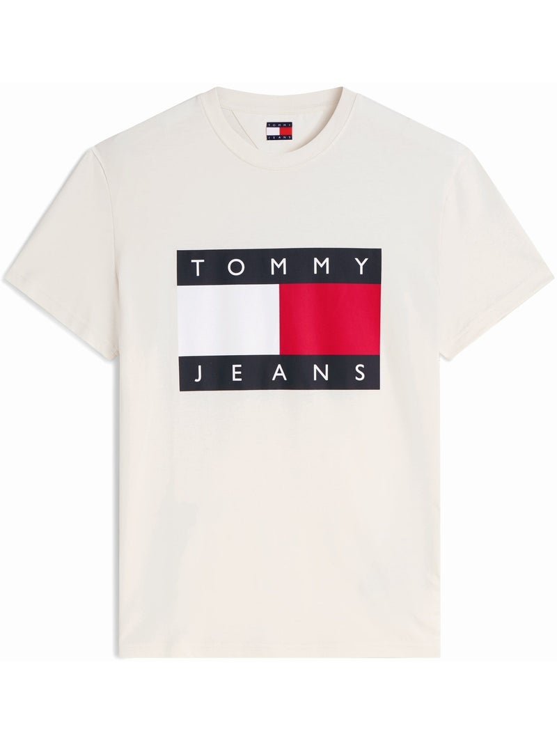 Camiseta para ponerse - Tommy jeans Blanco roto - Kiabi