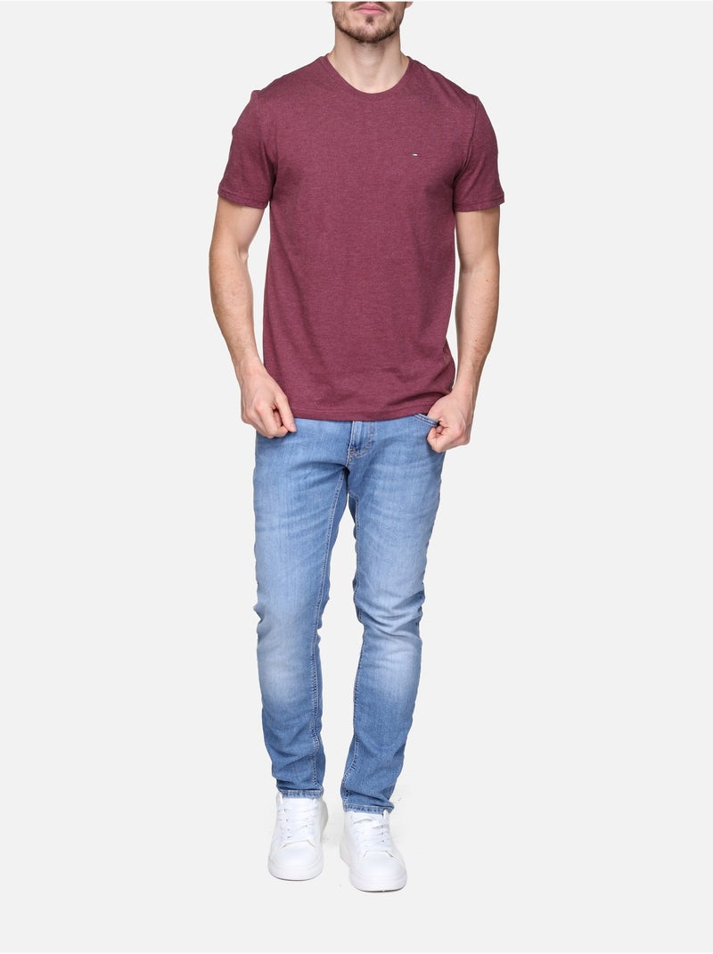 Camiseta para ponerse - Tommy jeans Burdeos - Kiabi