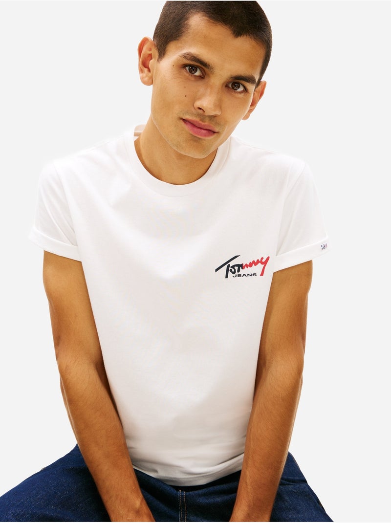 Camiseta para ponerse - Tommy jeans Crudo - Kiabi