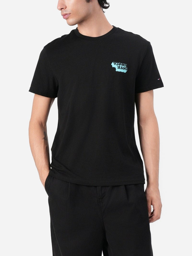 Camiseta para ponerse - Tommy jeans Negro - Kiabi