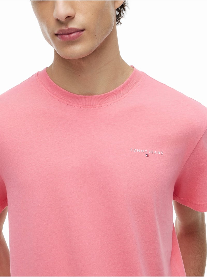 Camiseta para ponerse - Tommy jeans Rosa - Kiabi
