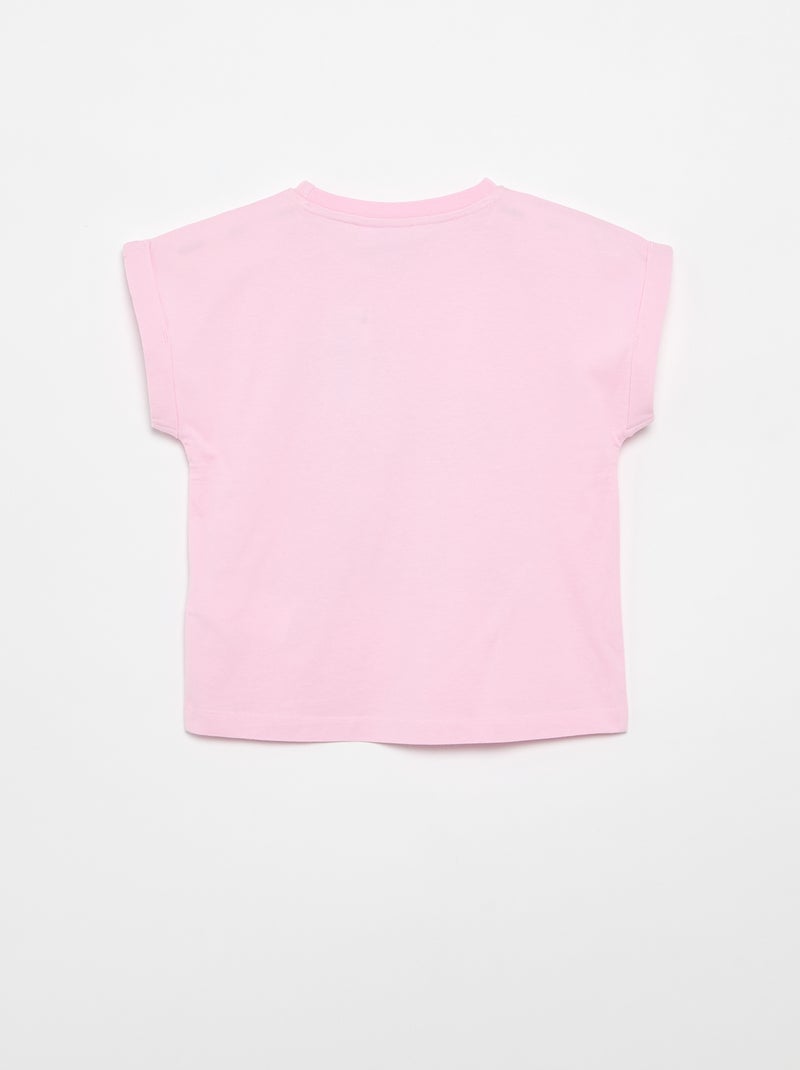 Camiseta 'Pat' Patrouille' de manga corta Rosa - Kiabi