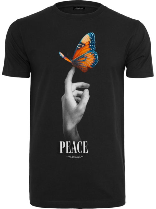 Camiseta peace diseño mariposa para hombre - mister tee - Kiabi