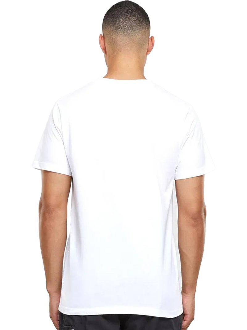 Camiseta peace noodles diseño bordado para hombre - mister tee Blanco - Kiabi