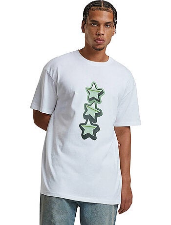 Camiseta peace&love de pesado para hombre - mister tee