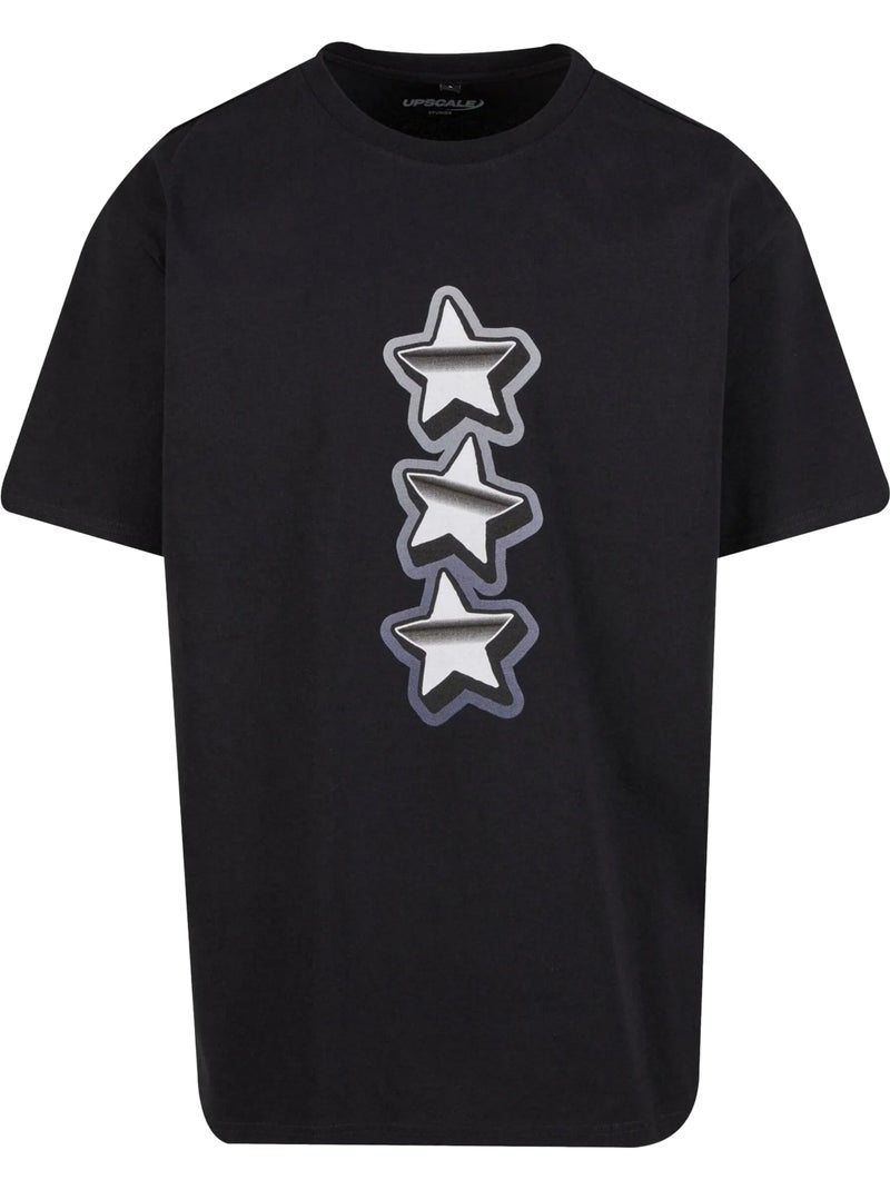 Camiseta peace&love de pesado para hombre - mister tee Negro - Kiabi