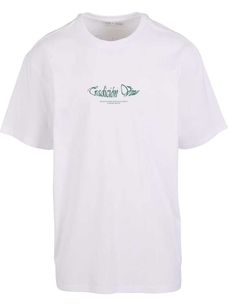 Camiseta pelea de gallos para hombre - mister tee Blanco - Kiabi