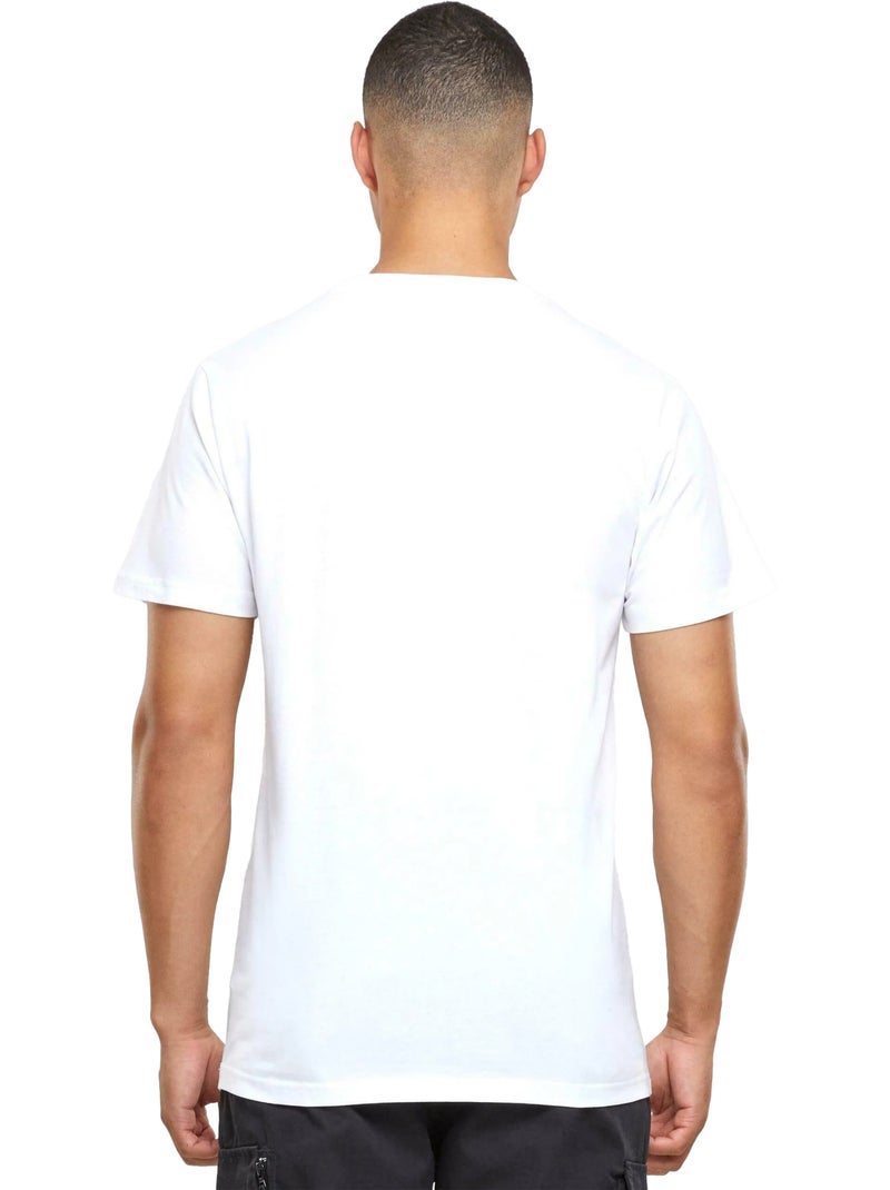 Camiseta penne va benne diseño bordado para hombre - mister tee Blanco - Kiabi