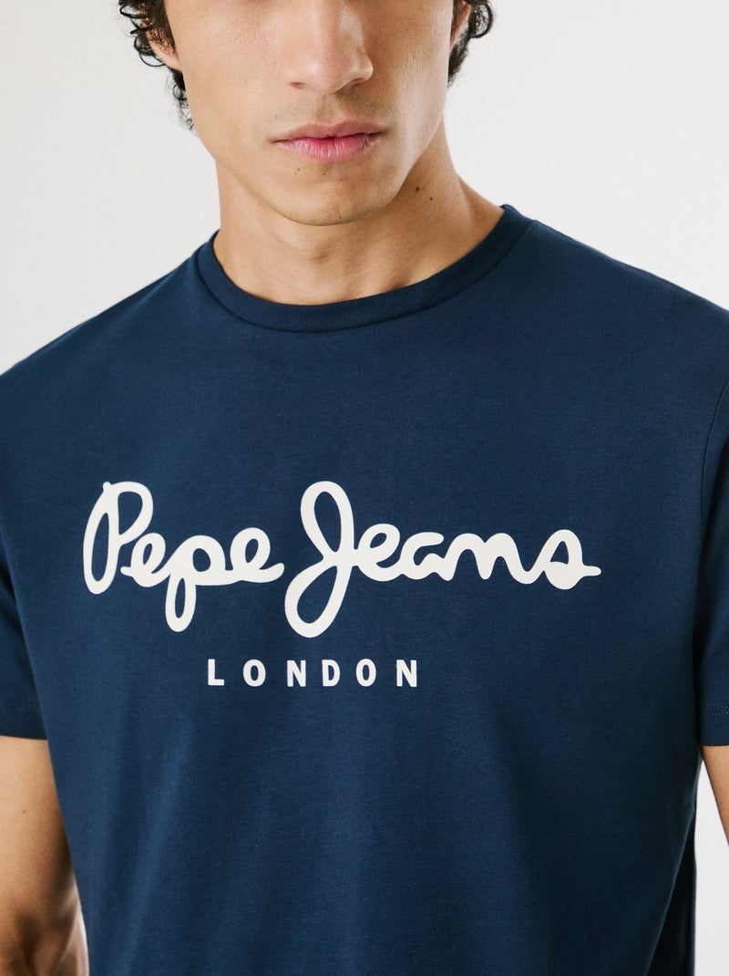 Camiseta Pepe Jeans para Hombre Azul - Kiabi