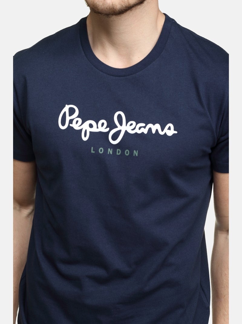 Camiseta Pepe Jeans para Hombre Azul oscuro - Kiabi