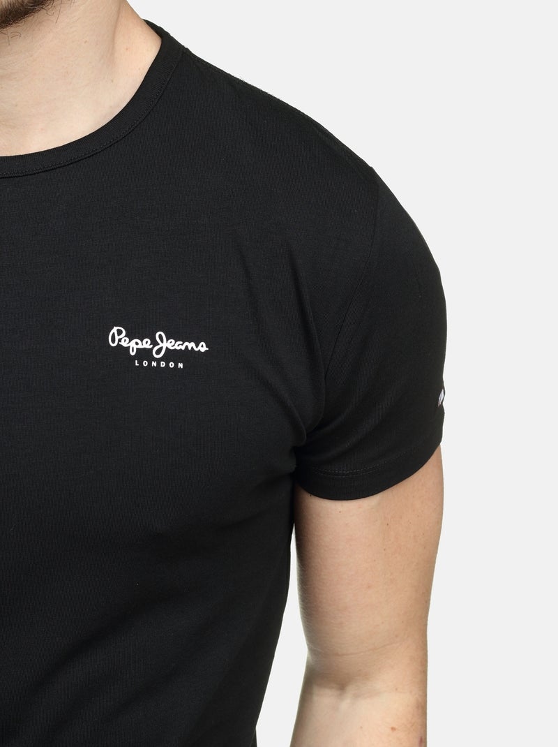 Camiseta Pepe Jeans para Hombre Negro - Kiabi