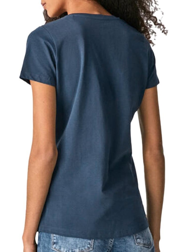 Camiseta Pepe Jeans para Mujer Azul marino - Kiabi