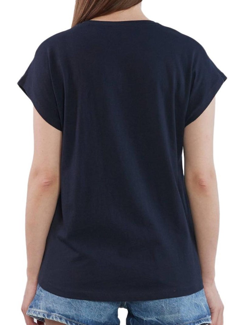 Camiseta Pepe Jeans para Mujer Azul marino - Kiabi