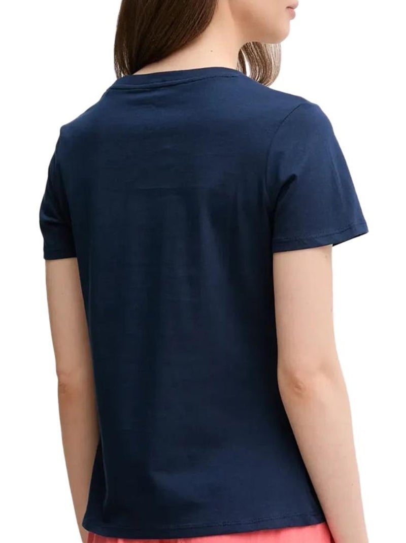 Camiseta Pepe Jeans para Mujer Azul marino - Kiabi