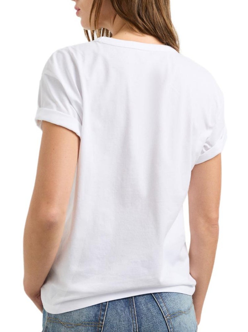 Camiseta pepe jeans para mujer Blanco - Kiabi