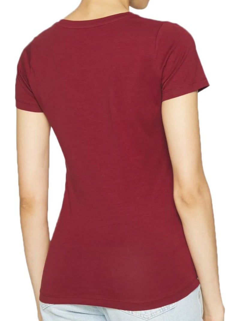 Camiseta pepe jeans para mujer Burdeos - Kiabi