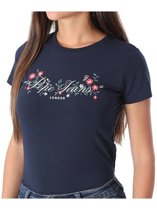 Camiseta pepe jeans para mujer, diseño marinero - Kiabi