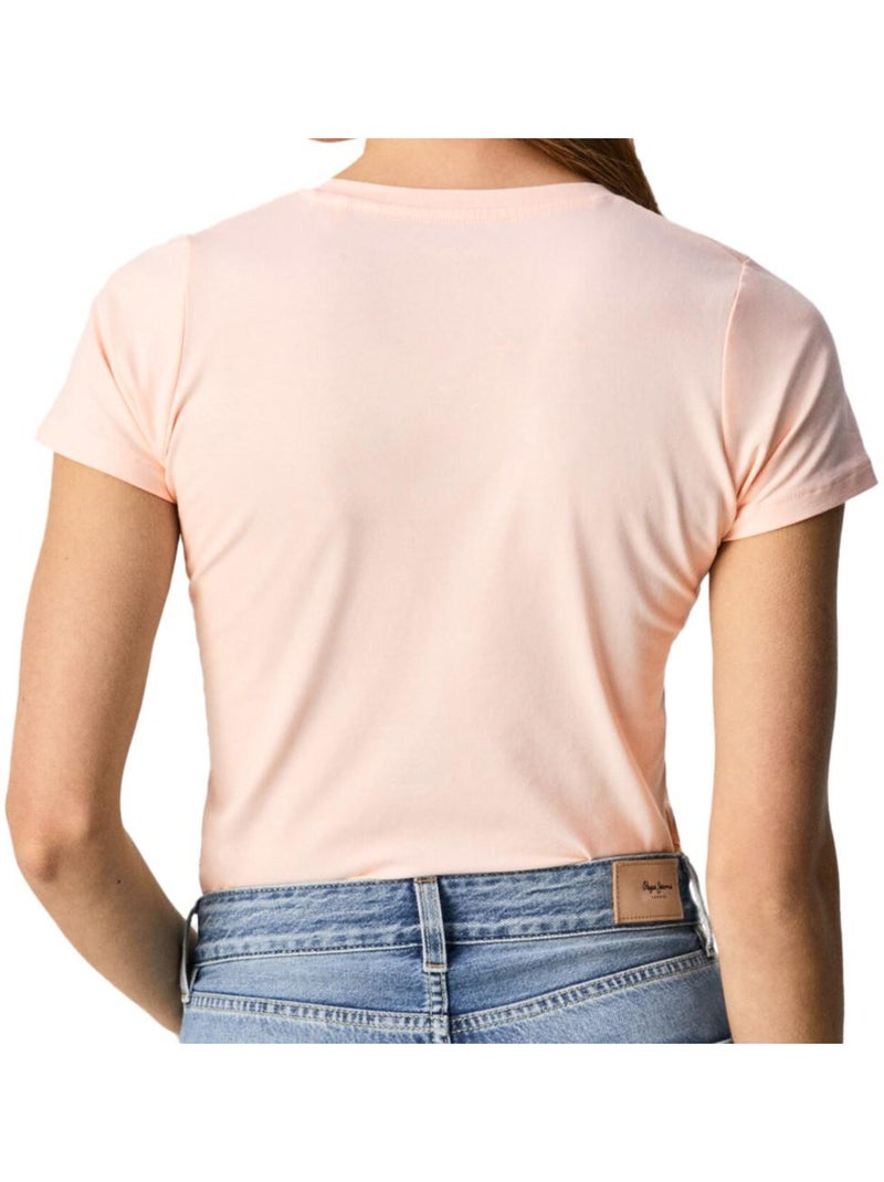 Camiseta pepe jeans para mujer Melocotón - Kiabi