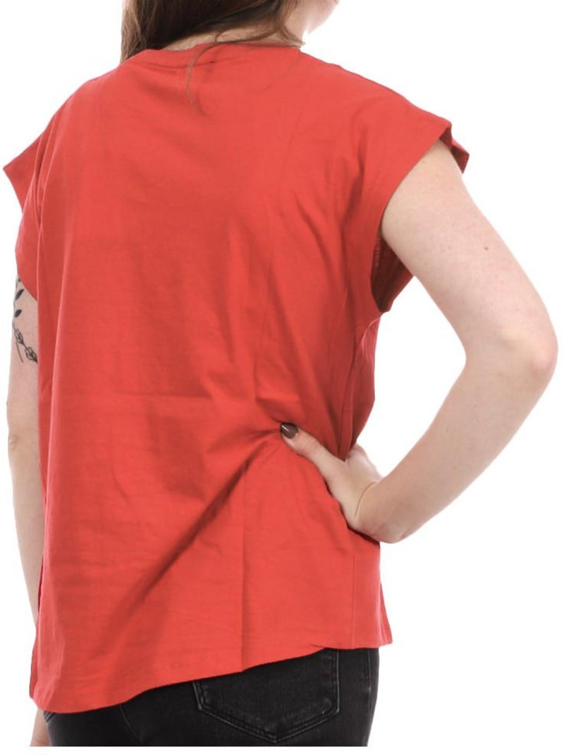 Camiseta Pepe Jeans para Mujer Rojo amapola - Kiabi