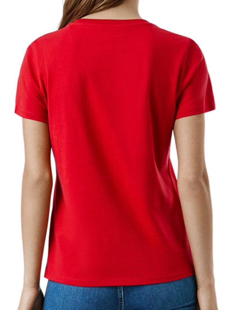 Camiseta Pepe Jeans para Mujer Rojo - Kiabi