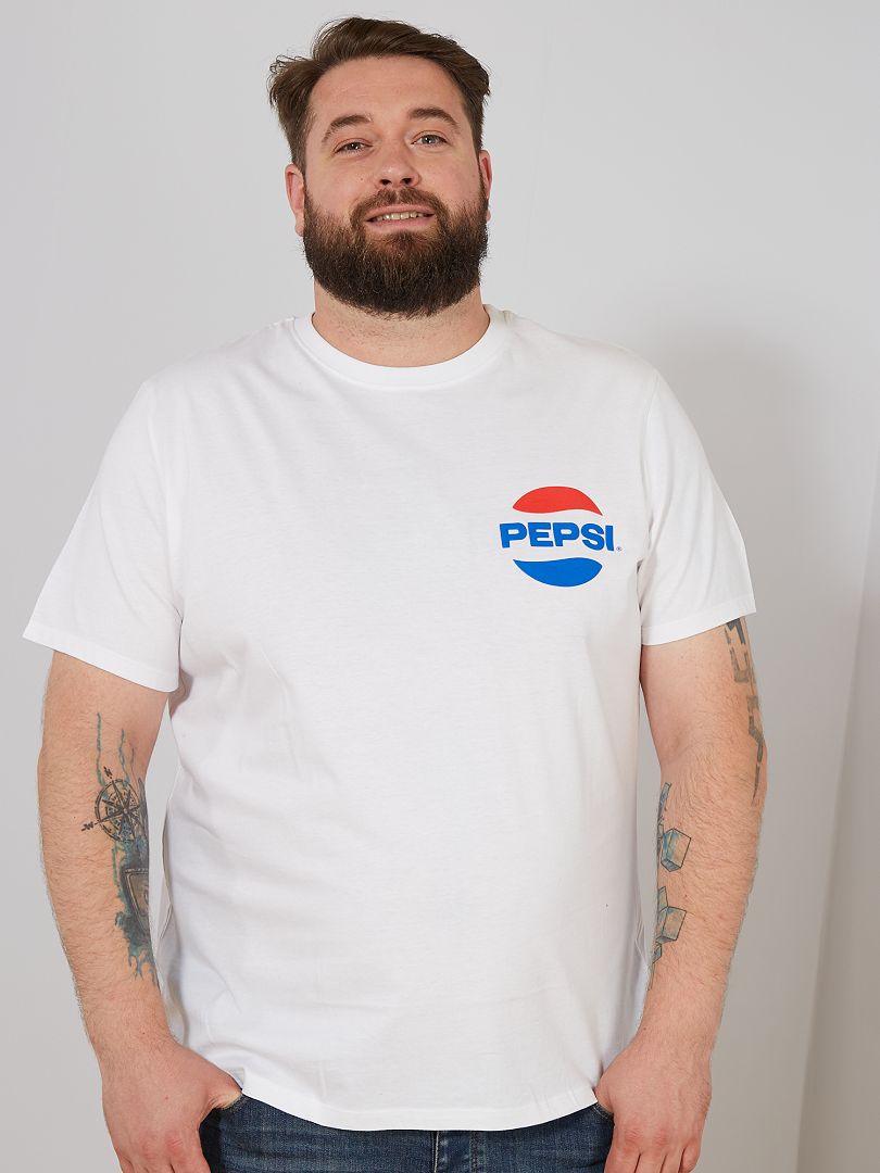 Camiseta 'Pepsi' Blanco - Kiabi